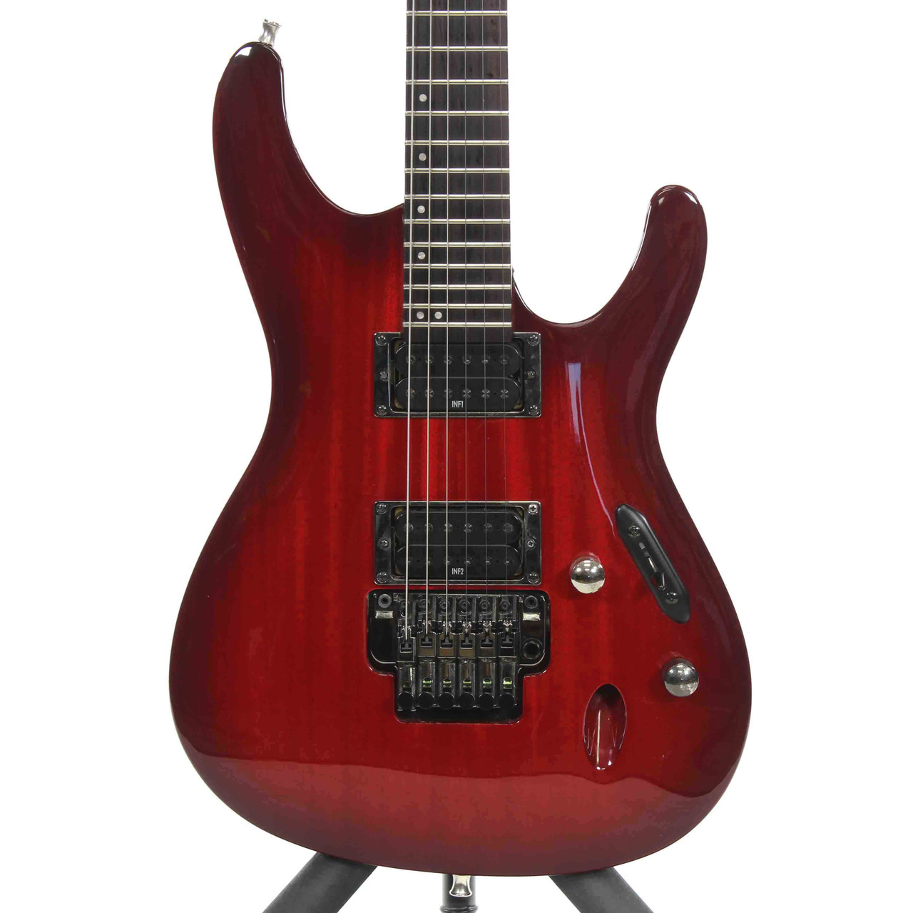 Used Ibanez S520 Super S Electric Guitar Red 6-String
