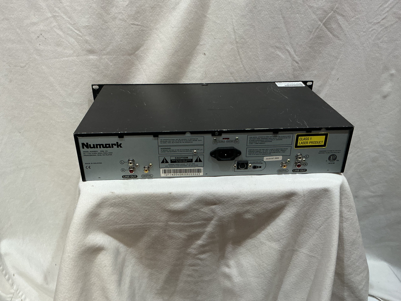Used Numark CDN 25 MIXER AND CD PLAYER Pro Sound Product