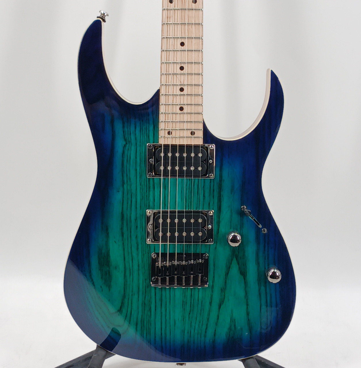 Used Ibanez RG421 AHM Super S Electric Guitar Green 6-String