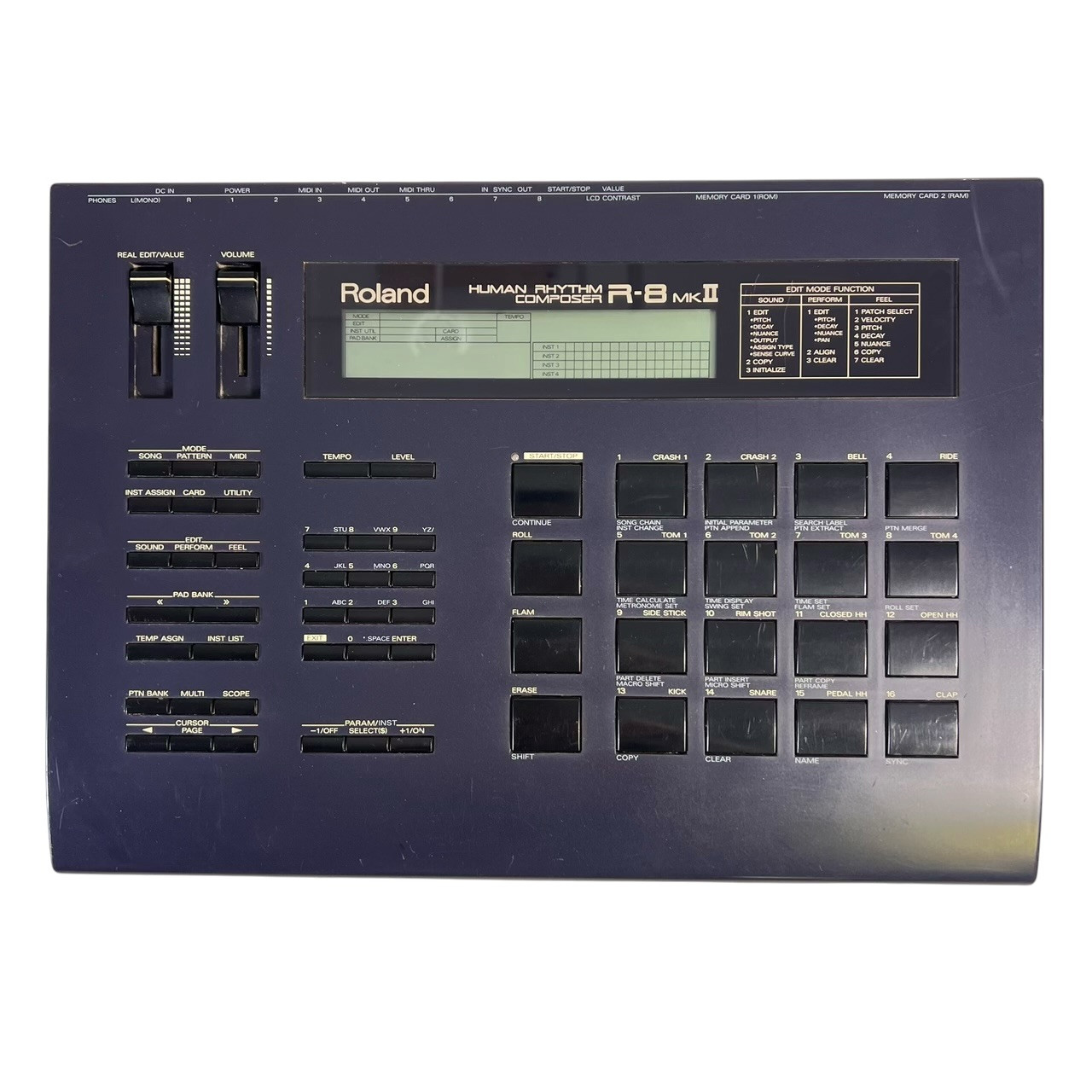 【レア品】RolandヒューマンリズムコンポーザーR-8 動作問題なし Used Roland R-8 MKII HUMAN RHYTHM COMPOSER Groove Box