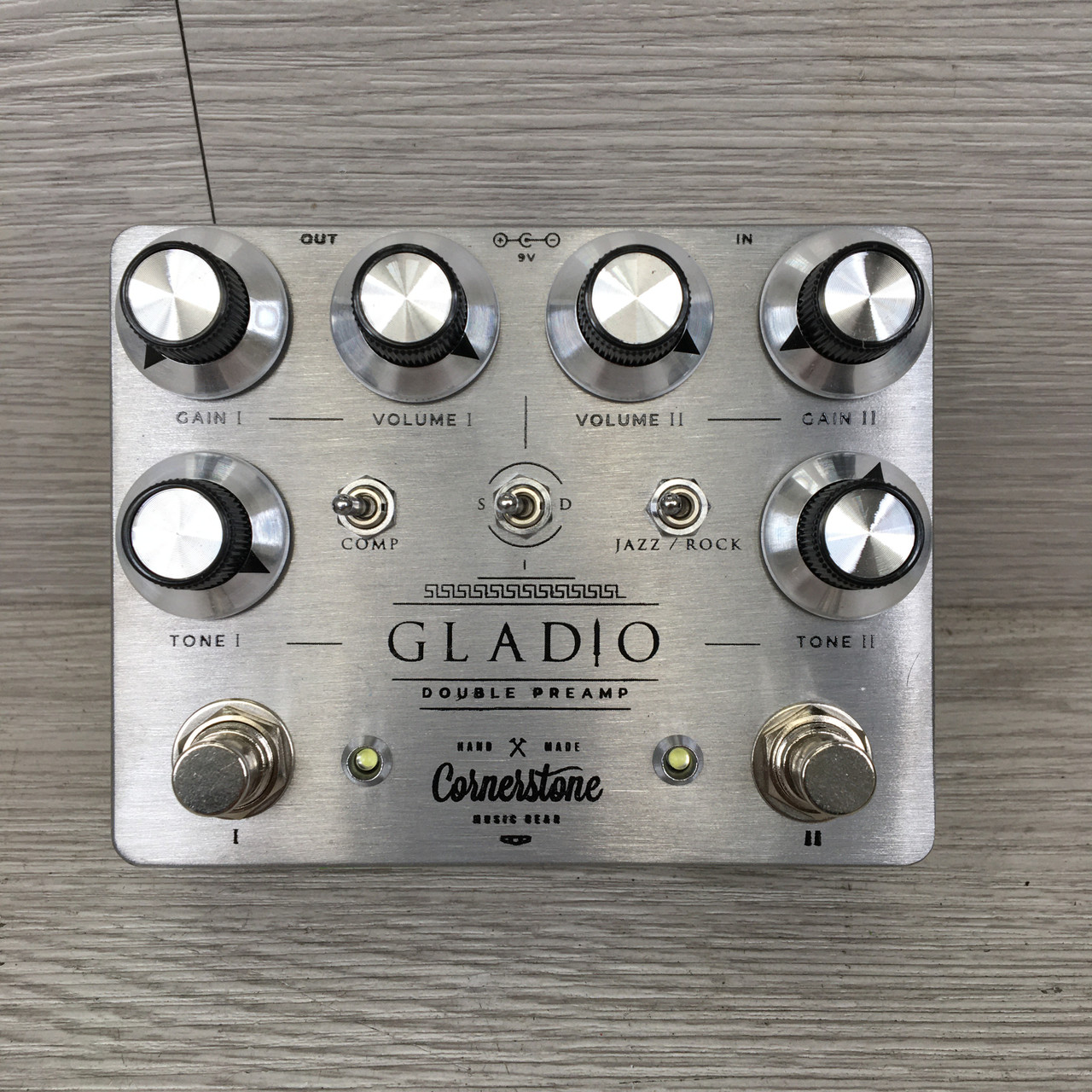 Used CORNERSTONE GLADIO V2.1 Guitar PreAmp Pedal