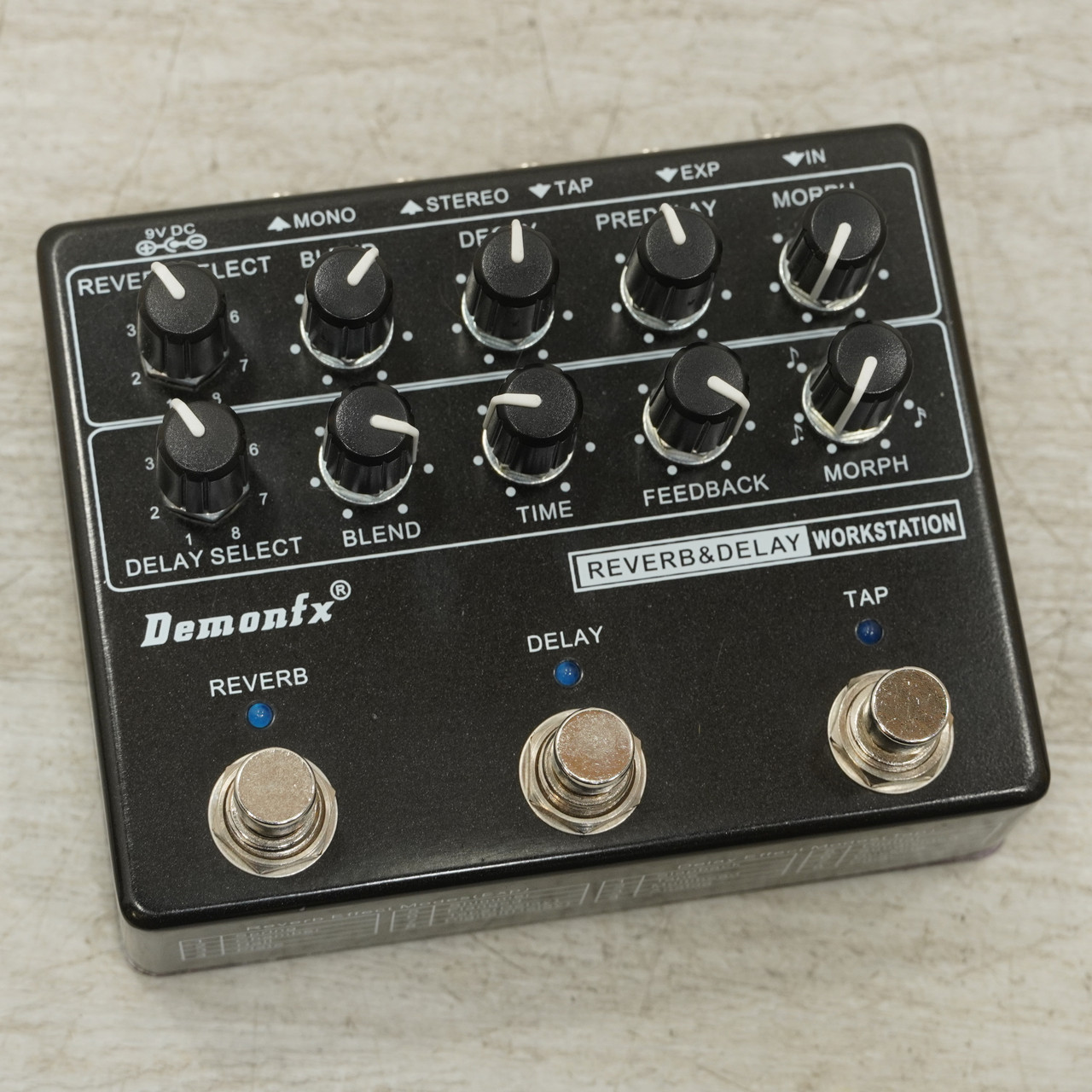 Used Demonfx Reverb Delay Workstation Reverb Pedal