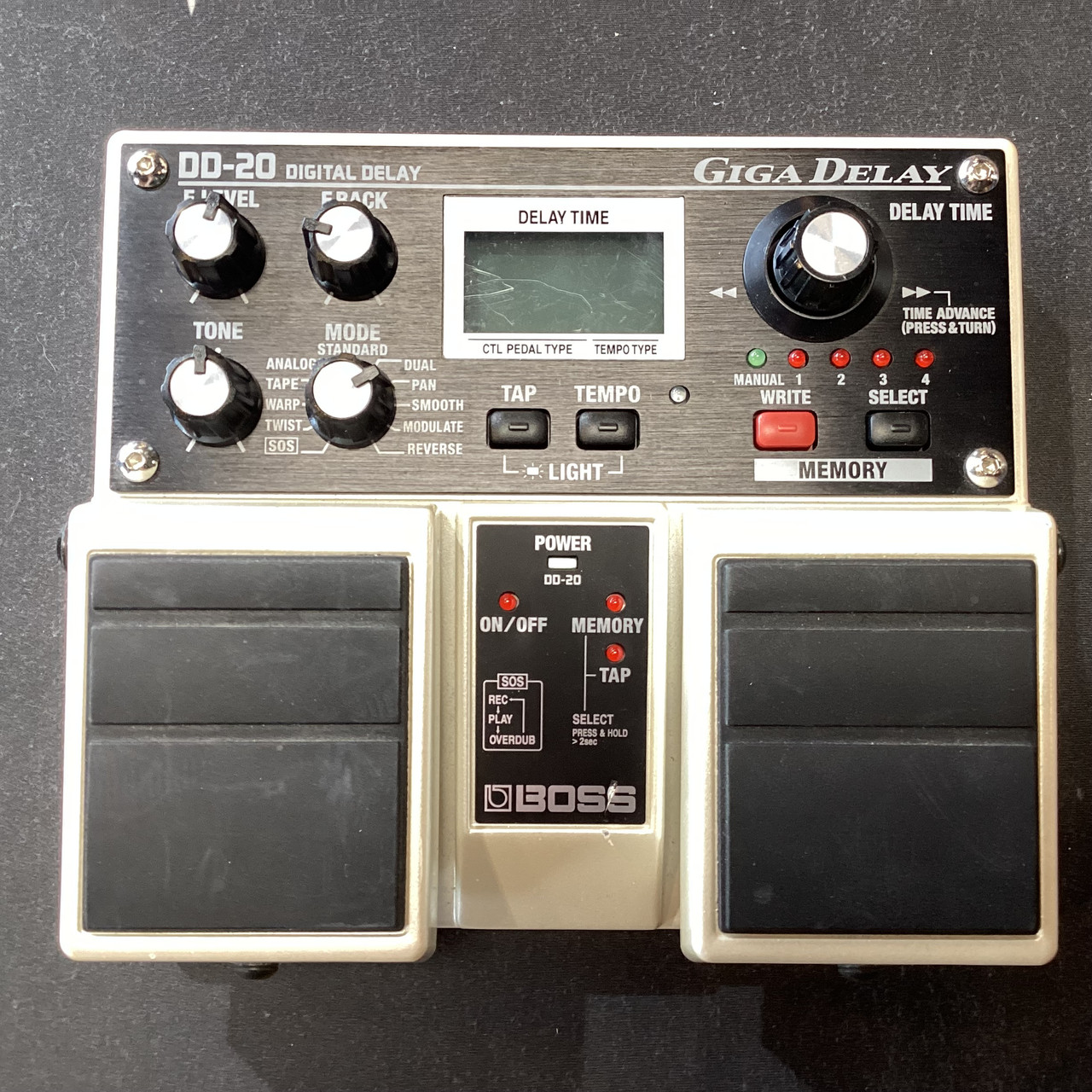 Used Boss DD-20 Delay Pedal