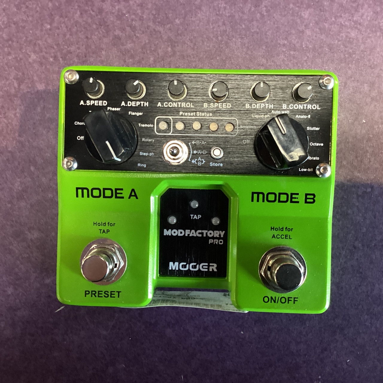 Used Mooer MODFACTORY PRO Phaser Pedal