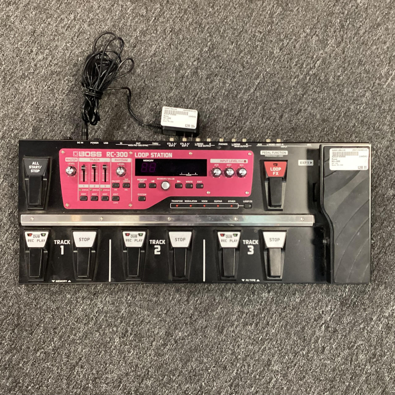 Used Boss RC-300 Looper Pedal