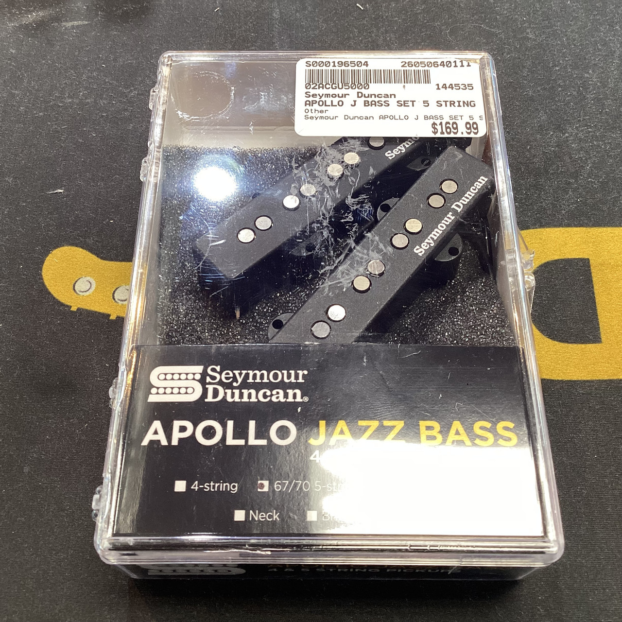 Used Seymour Duncan APOLLO J BASS SET 5 STRING 67-70 Guitar Pickup