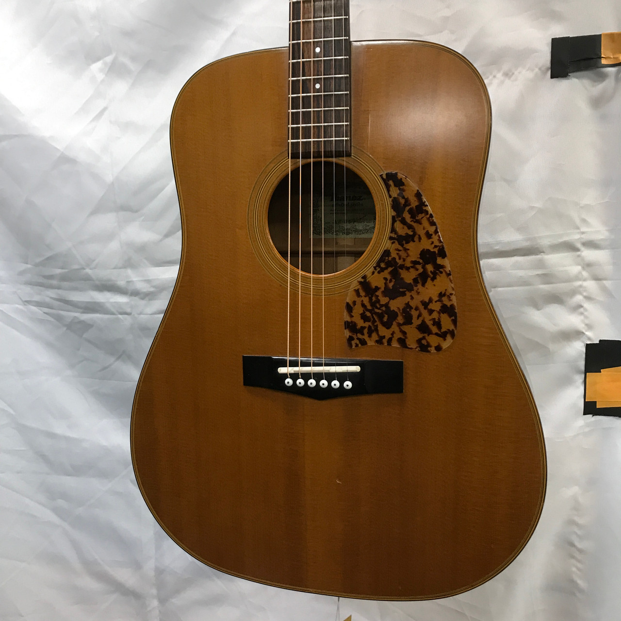 Used Ibanez ARTWOOD AW-60 Vintage Solid Top Acoustic Guitar Natural