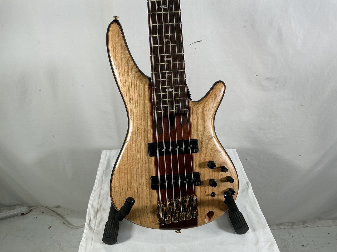 Used Ibanez SDGR SR1306 Bass Guitar Natural 6-String