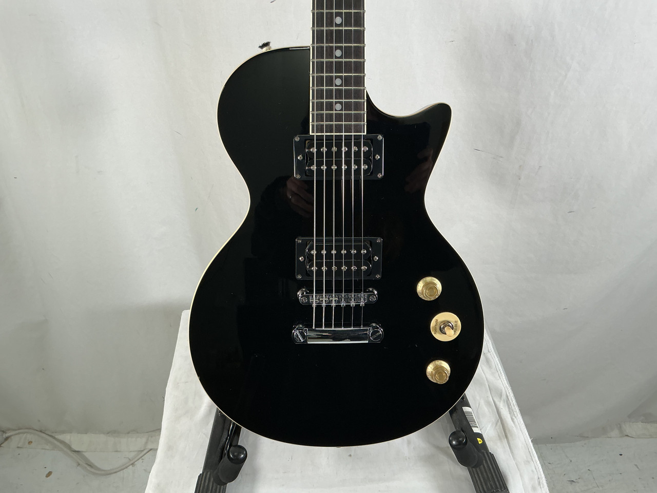 Used Donner DLP-124B LP Type Electric Guitar Black 6-String