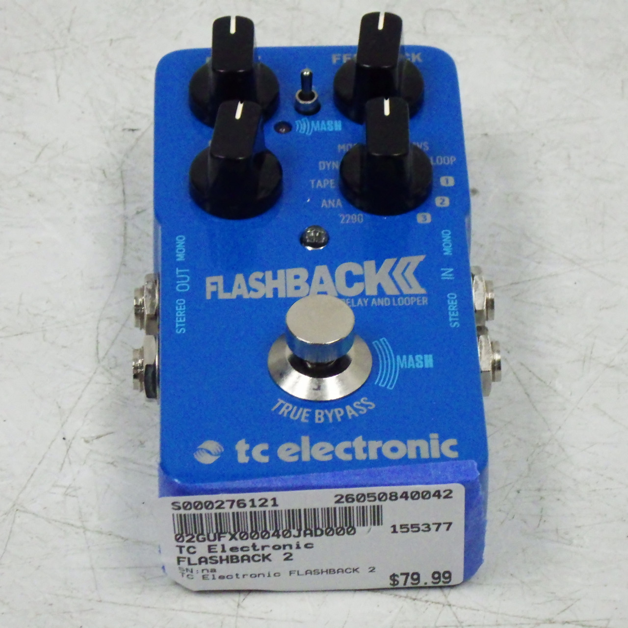 Used TC Electronic FLASHBACK 2 Guitar Effects Pedal