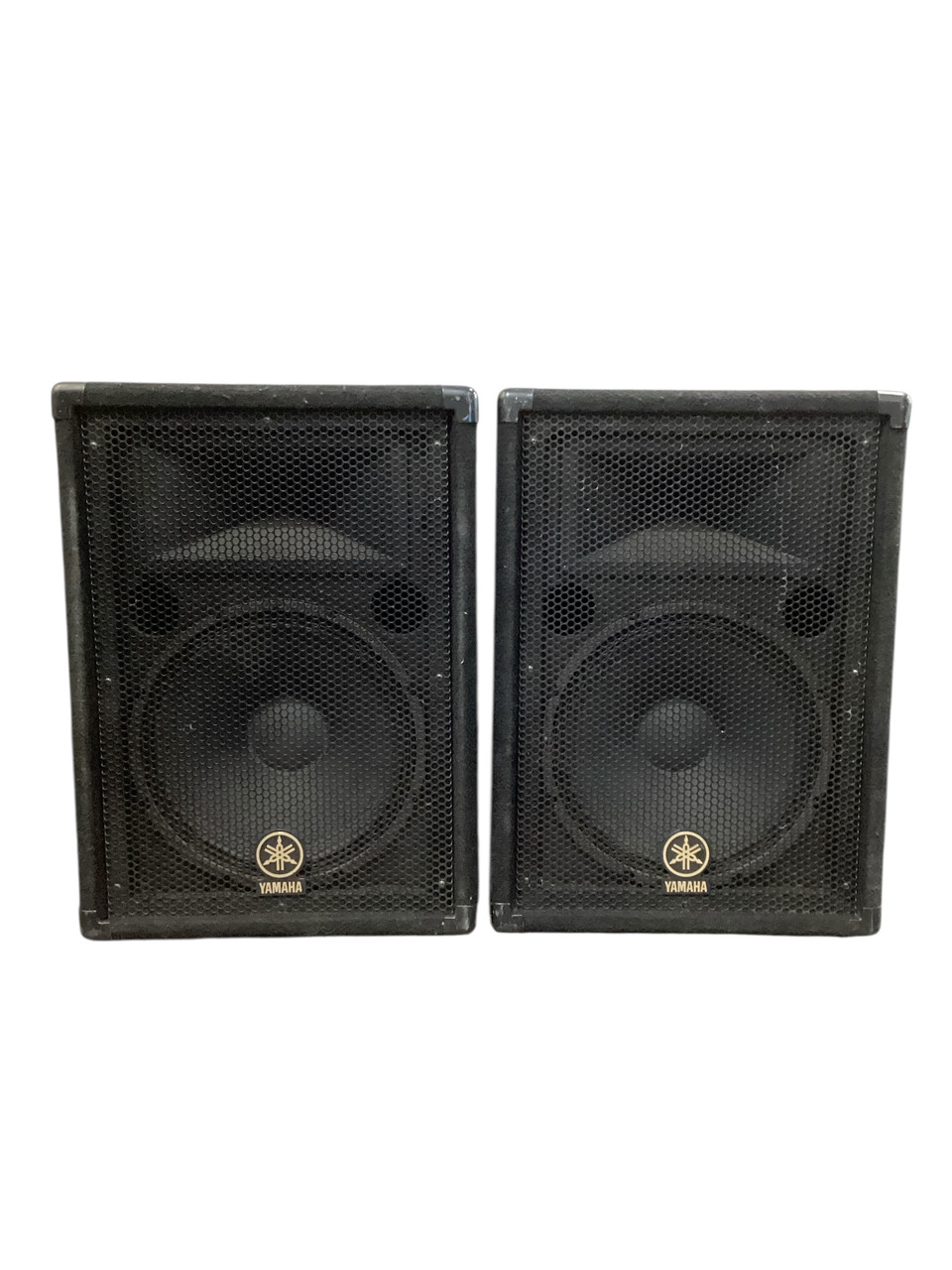 Used Yamaha BR12 SPEAKERS PAIR Passive Full Range Speaker Cabinet