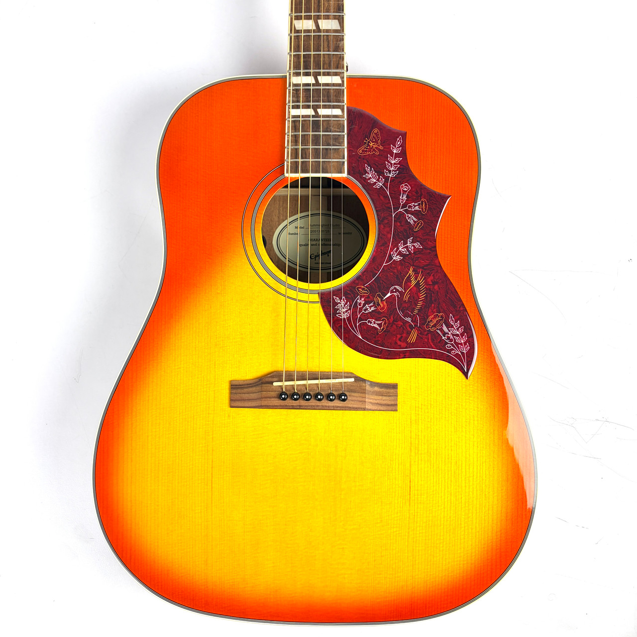 Used Epiphone Hummingbird Studio Acoustic Guitar Cherry Sunburst  41103-S000059635