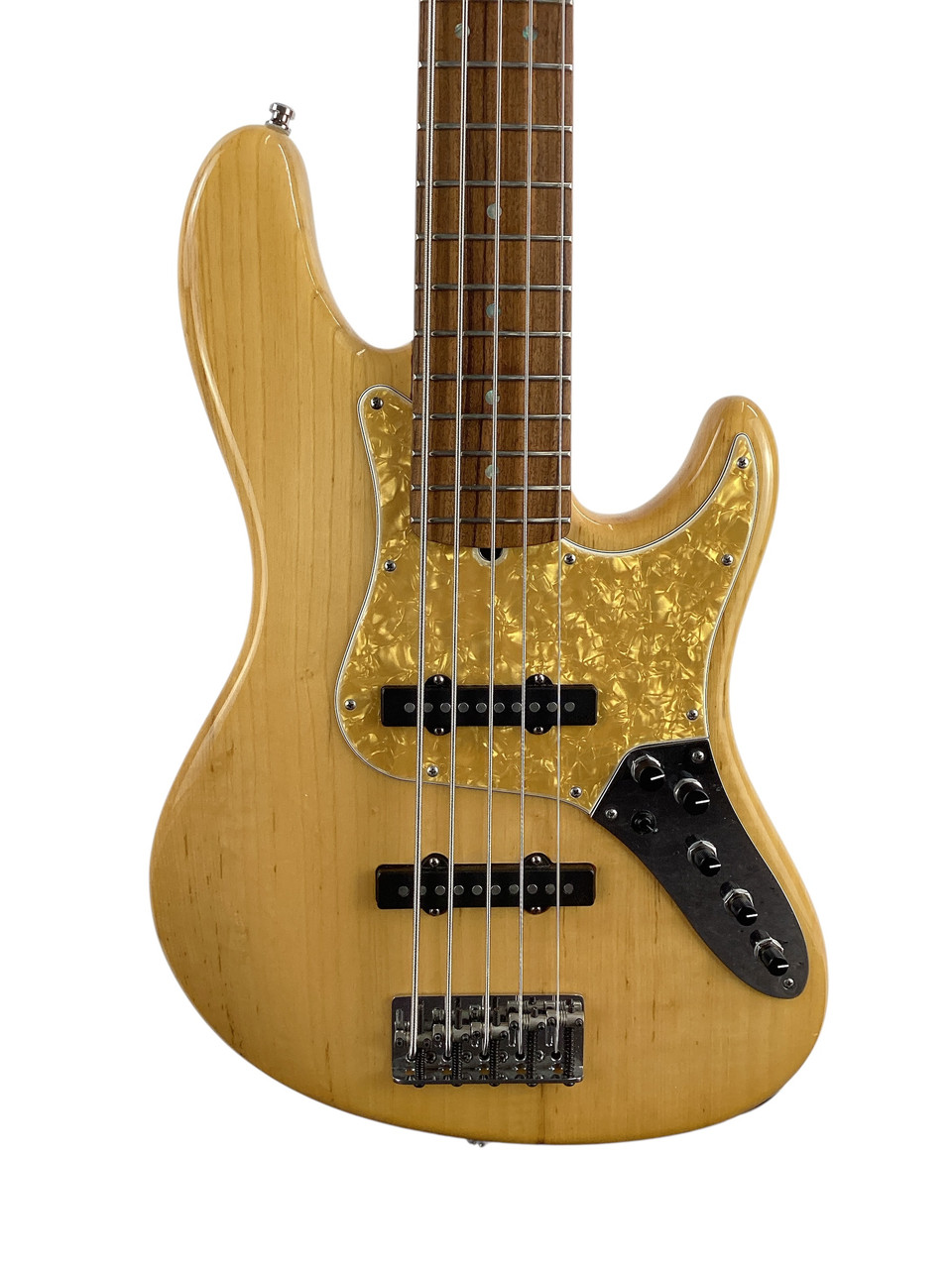Used Fender JAZZ BASS AM DLX 2004 W/CASE+PREAMP J Type Bass Guitar