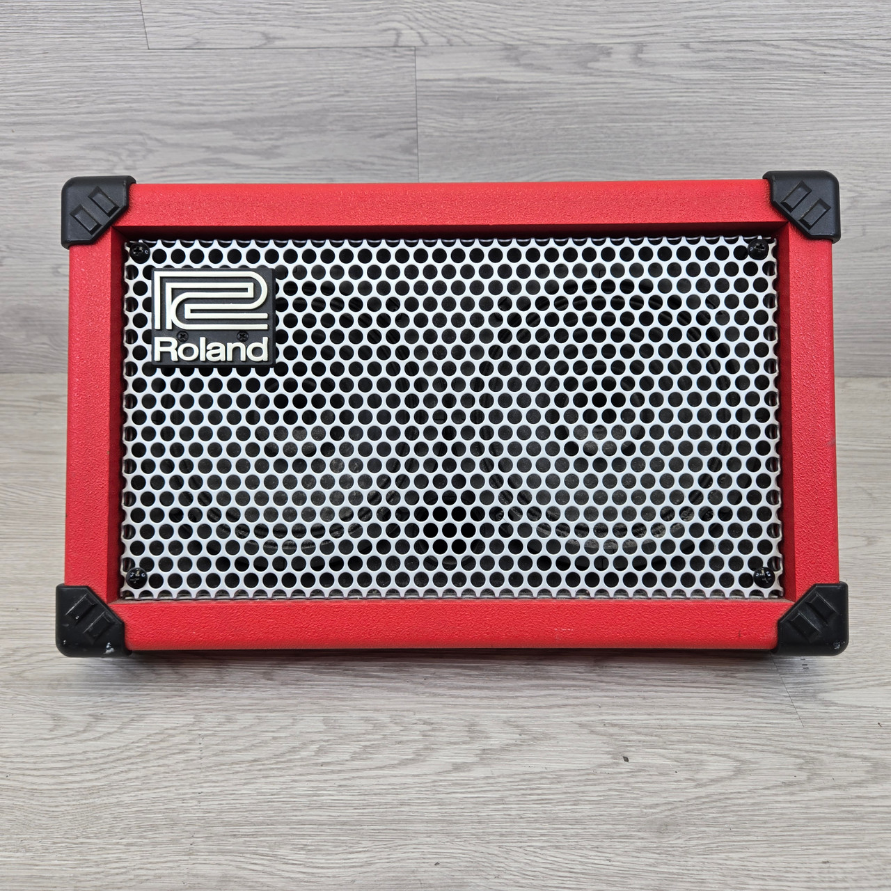 Used Roland CUBE STREET RED W/AC Solid State Guitar Combo Other