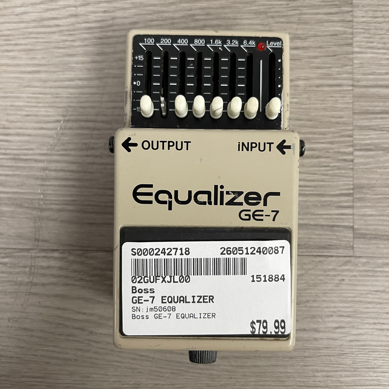 Used Boss GE-7 EQUALIZER EQ Pedal