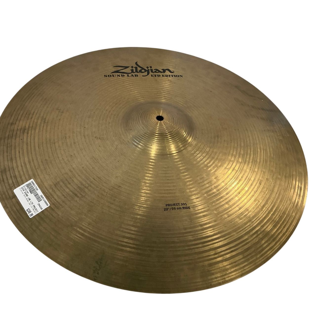 いんぐ Used Zildjian 22IN SOUND LAB LTD PROJECT 391 Ride Cymbal 22