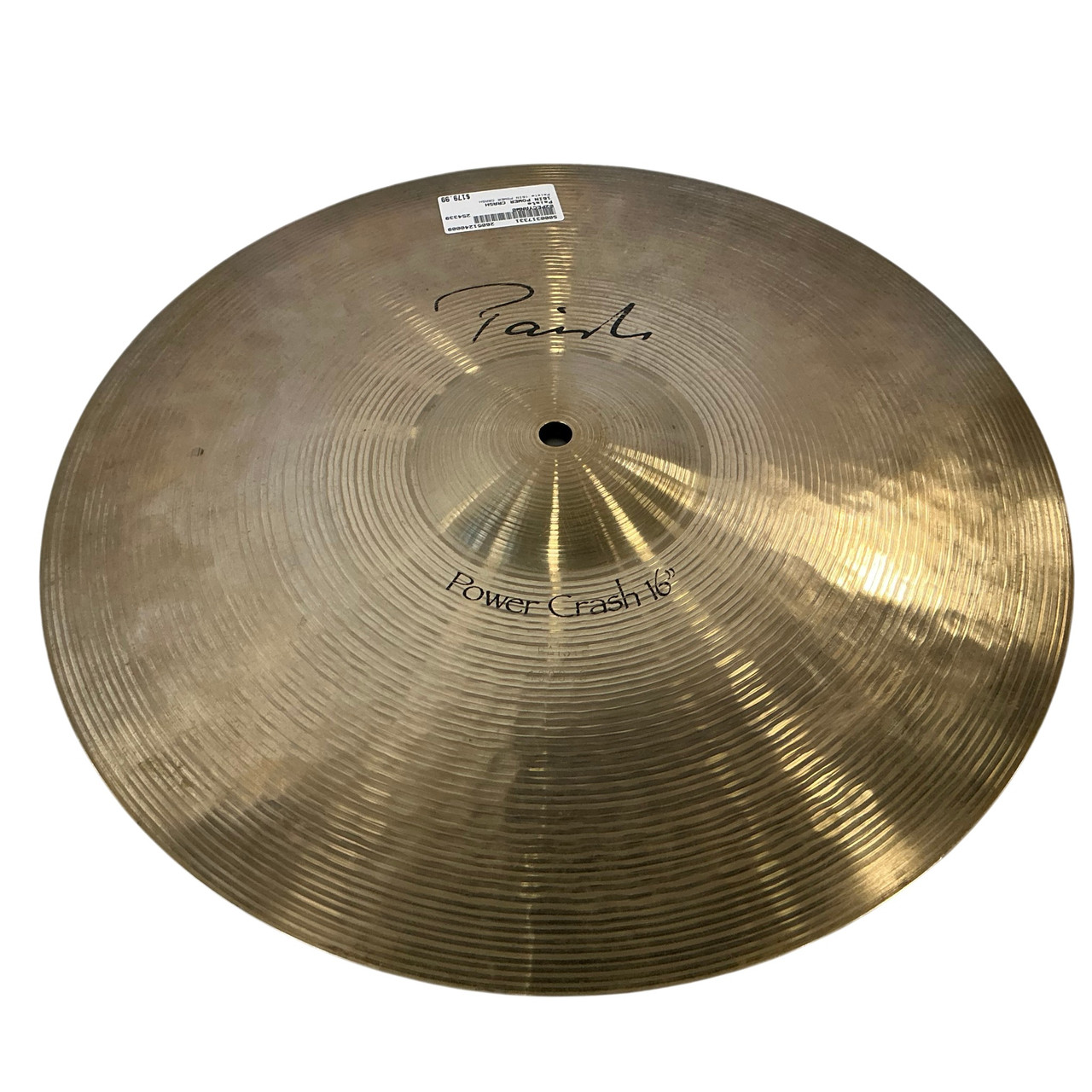 Used Paiste 16IN POWER CRASH Crash Cymbal 16