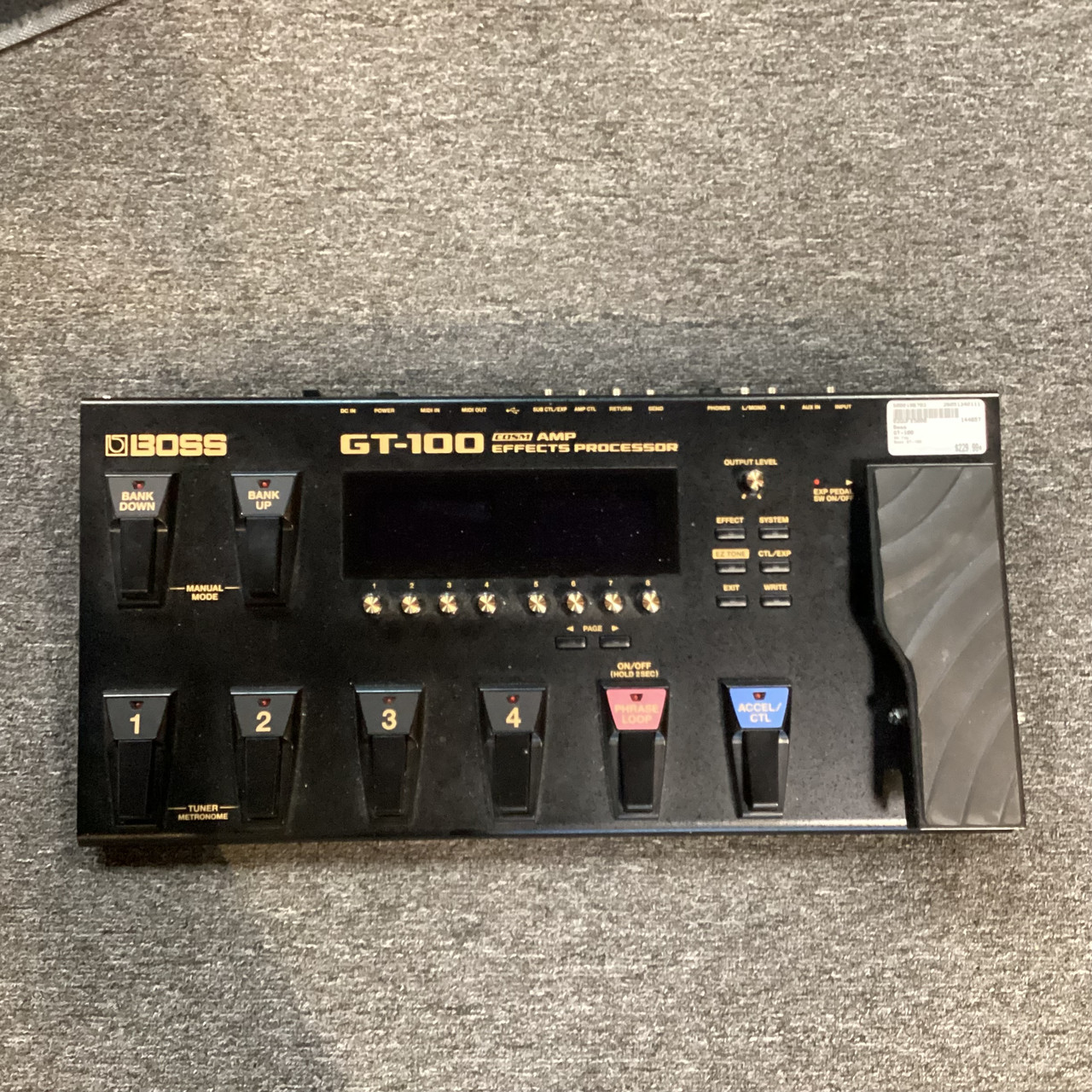 Used Boss GT-100 Floorboard Amp Modeling + FX