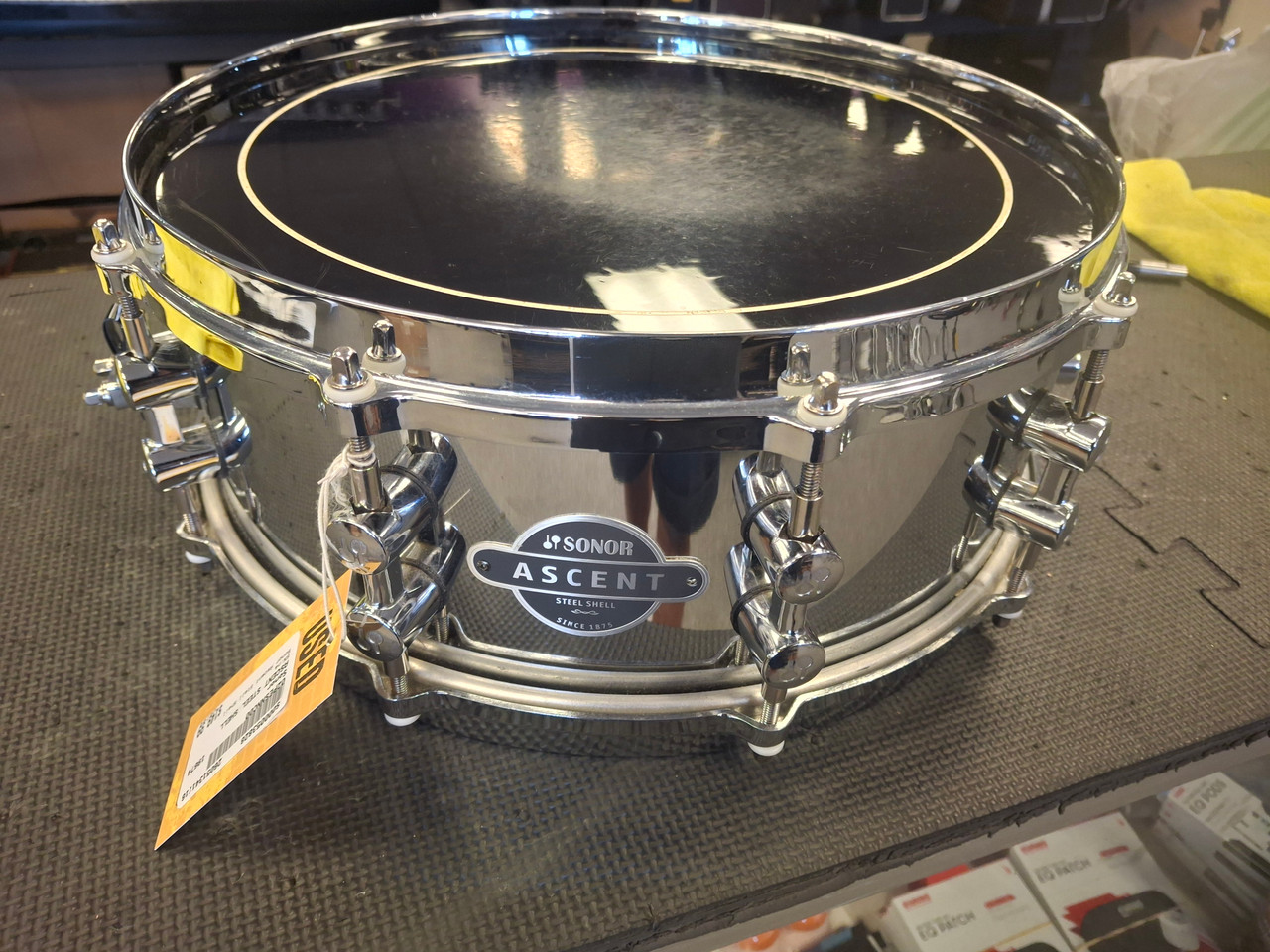 Used Sonor ASCENT STEEL SHELL Single Drum 14