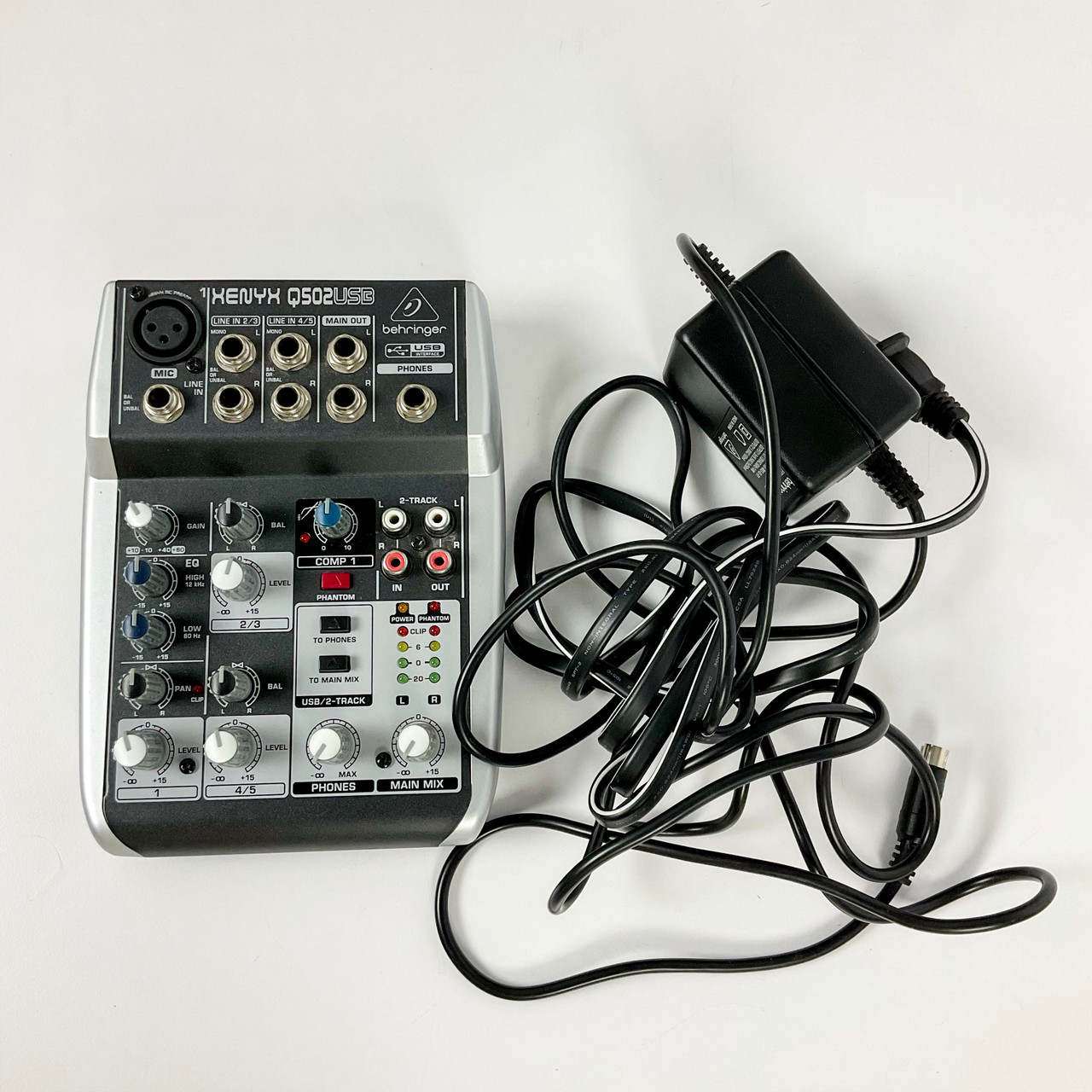 Behringer XENYX Q502USB ミキサー（ジャンク） Used Behringer XENYX Q502USB Compact Mixer