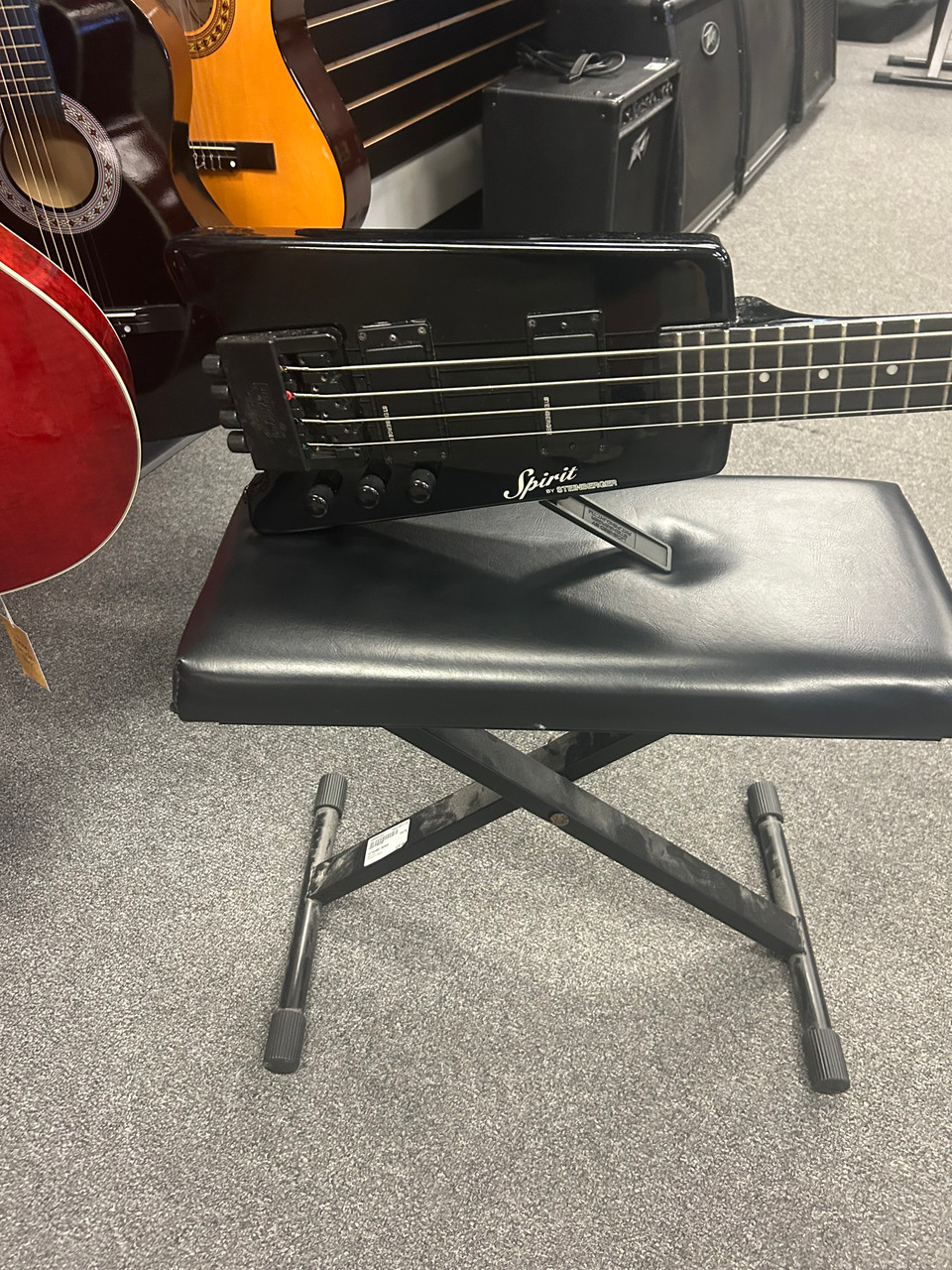 Used Steinberger SPIRIT BY STEINBERGER Bass Guitar Black 4-String