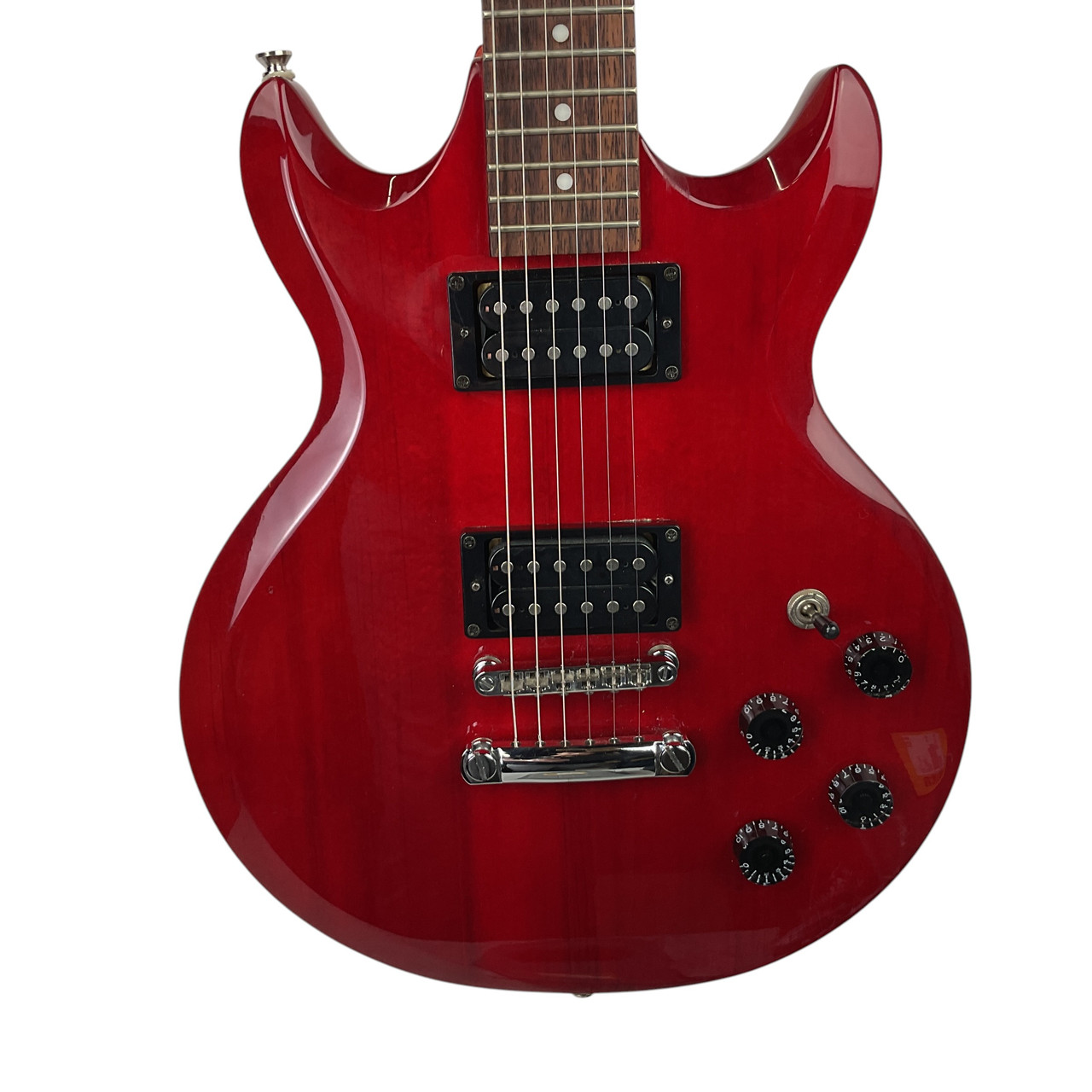Used Ibanez GAX70 Double Cut Electric Guitar Red 6-String