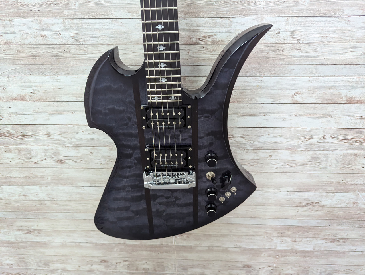 Used BC Rich MOCKINGBIRD LEGACY STQ Pointy Electric Guitar Black 6