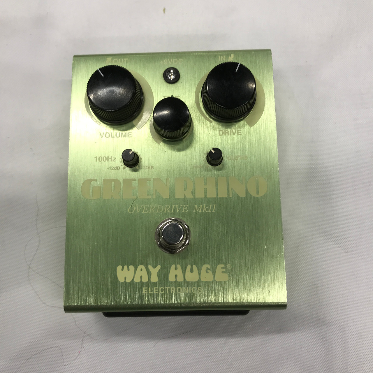 ギター WAY HUGE GREEN RHINO OVERDRIVE MKII Used Way Huge GREEN RHINO OVERDRIVE MKII Overdrive Pedal