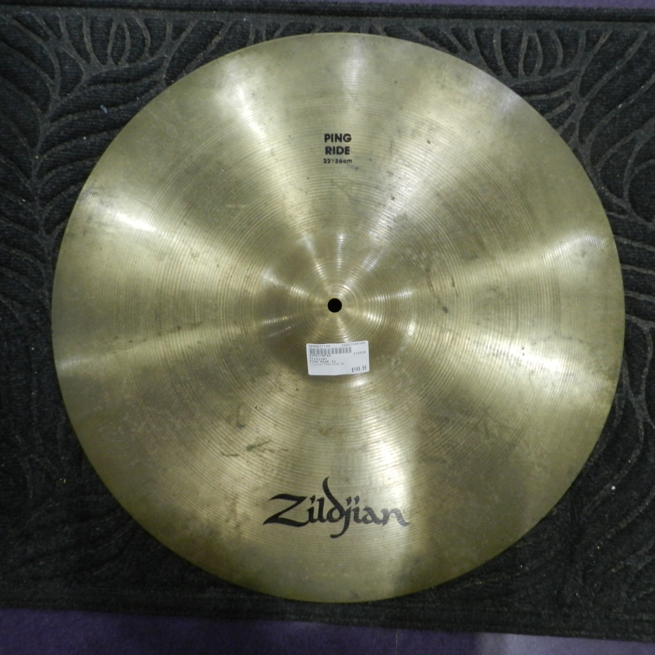 Used Zildjian PING RIDE 22 Ride Cymbal 22