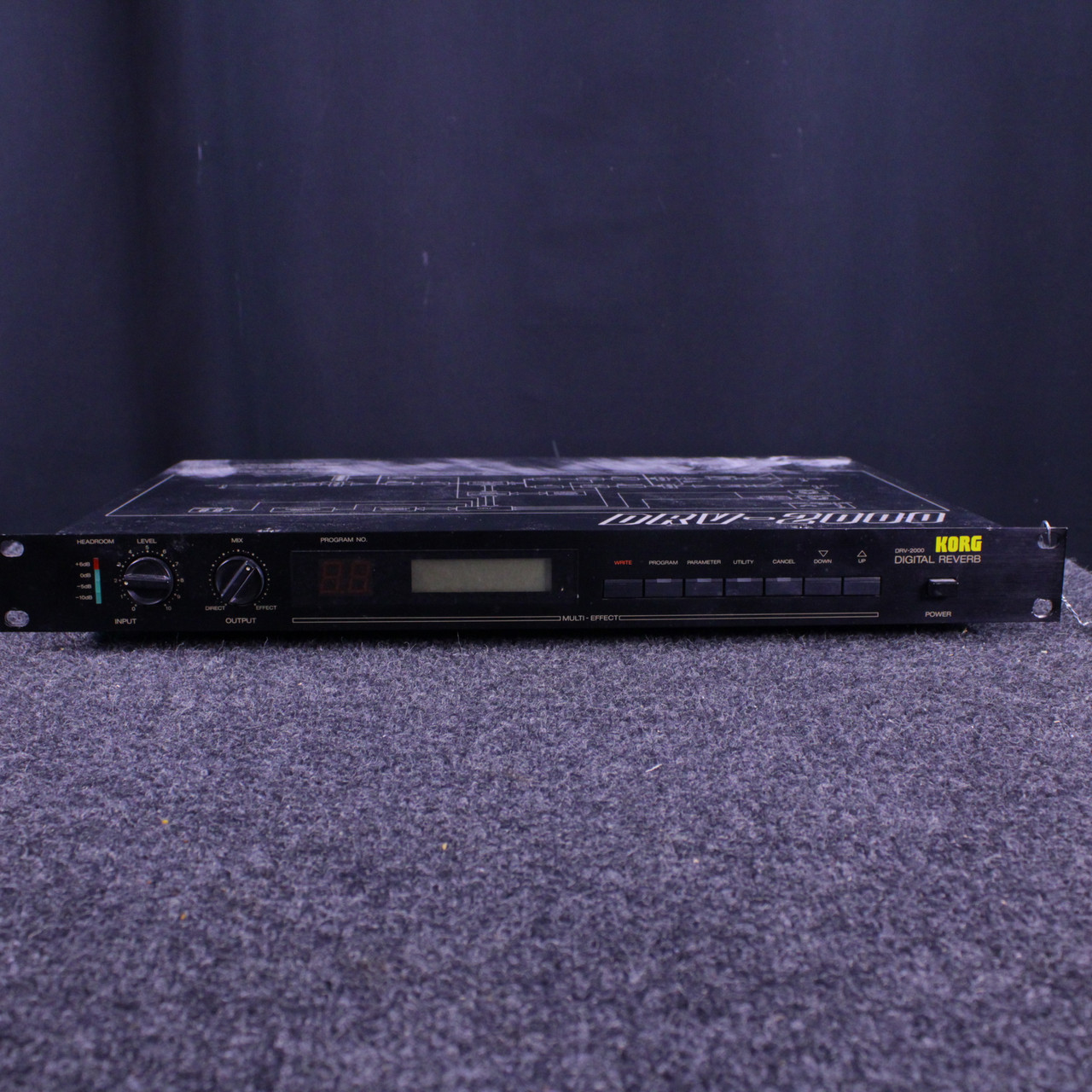 KORG DIGITAL REVERB DRV-2000 デジタルリバーブ Korg DRV-2000