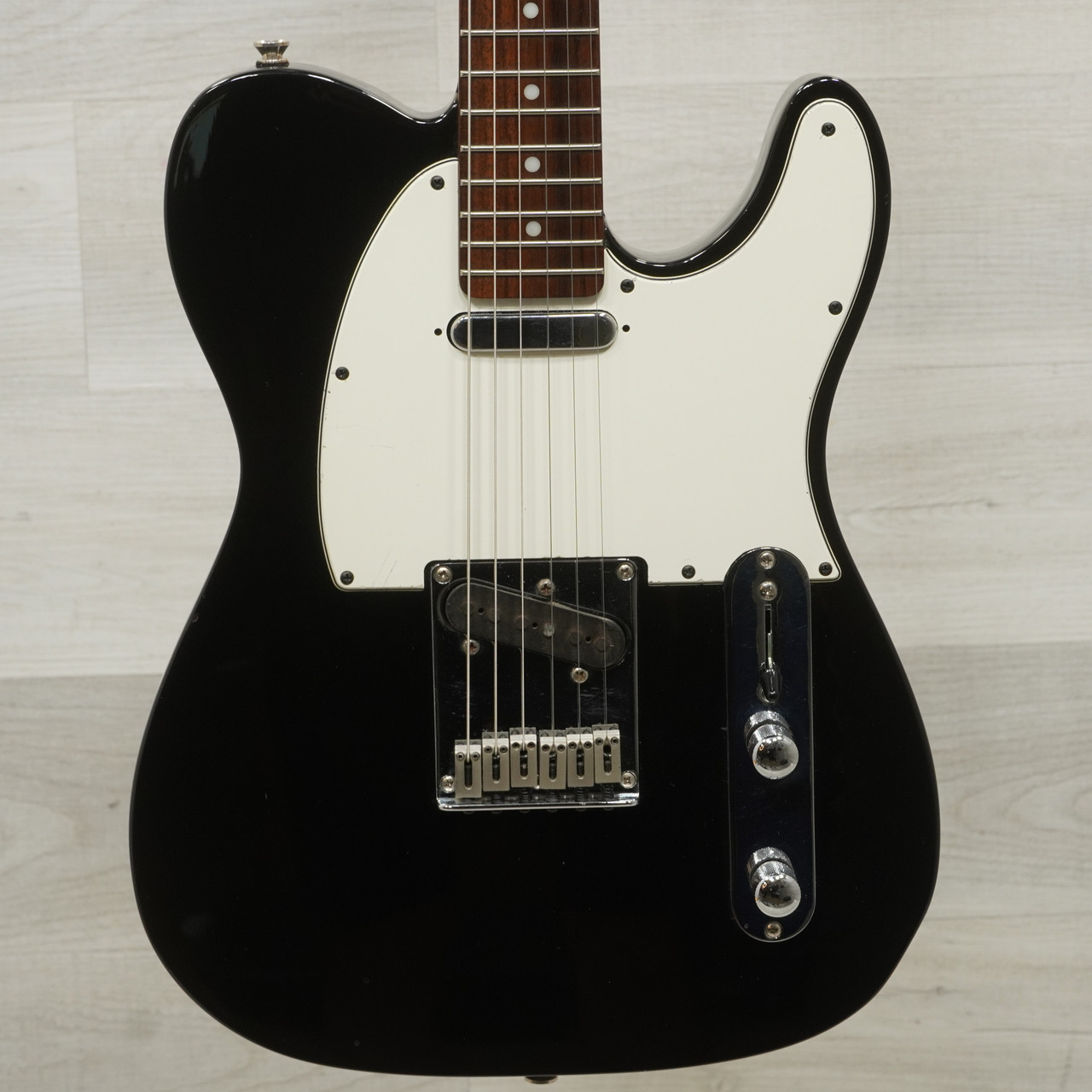 Used Squier Standard Series Telecaster Electric Guitar Black