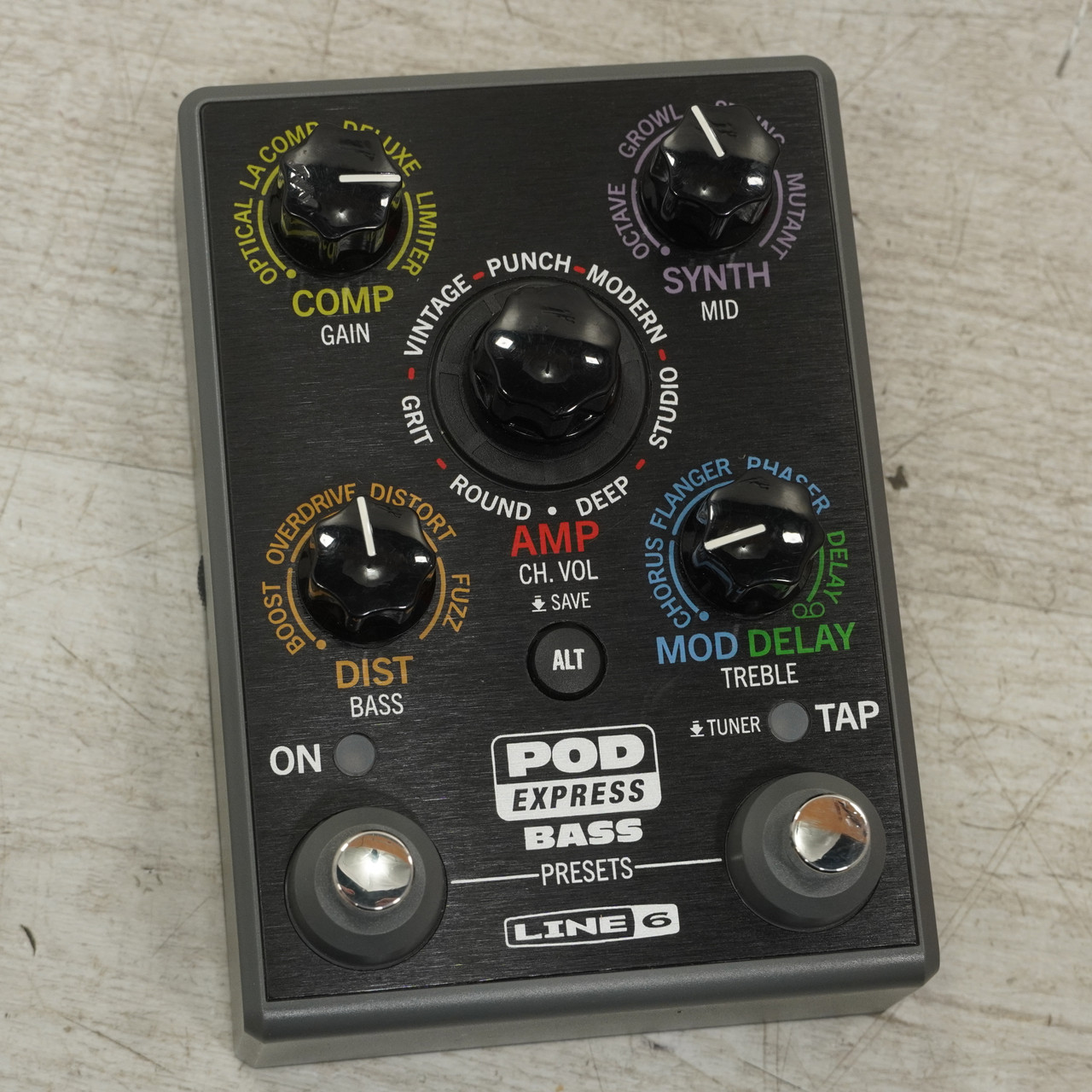 Used Line 6 Pod Express Bass Multi-fx Pedal