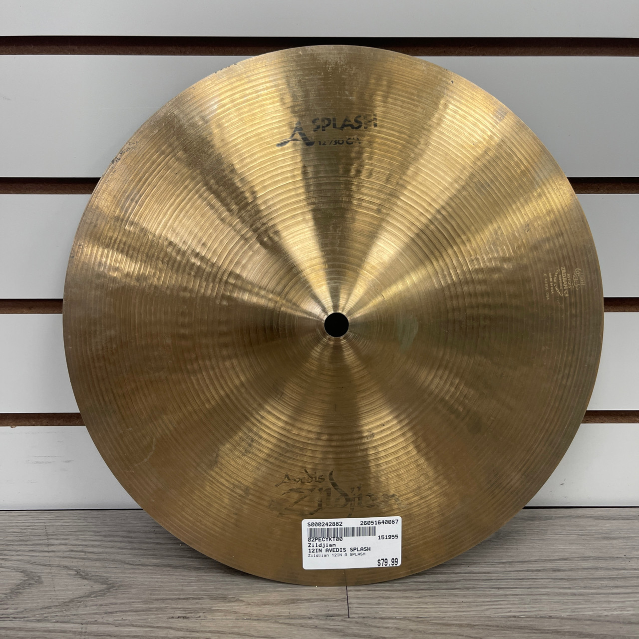Used Zildjian 12IN AVEDIS SPLASH Splash Cymbal 12