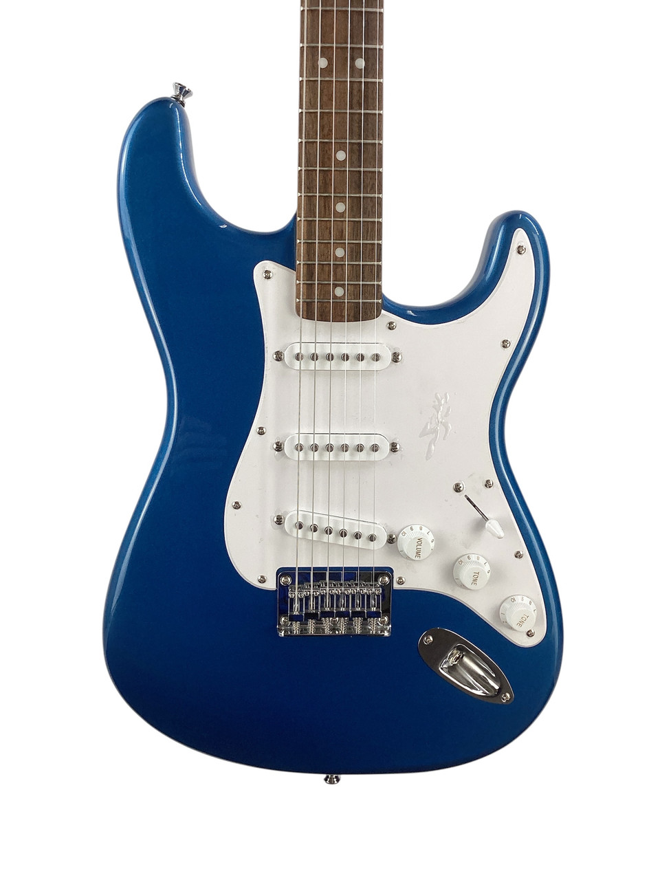 Used Squier STRATOCASTER BULLET S Type Electric Guitar Blue 6-String