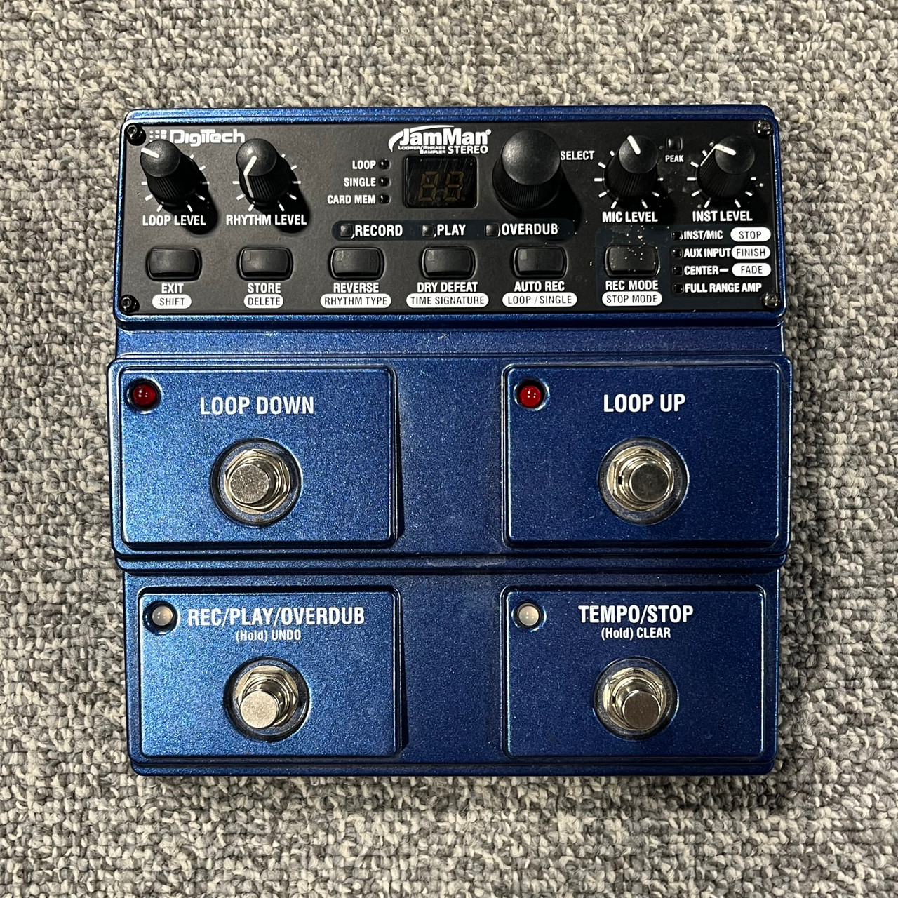 Used DIGITECH JAMMAN STEREO Guitar Looper Pedal