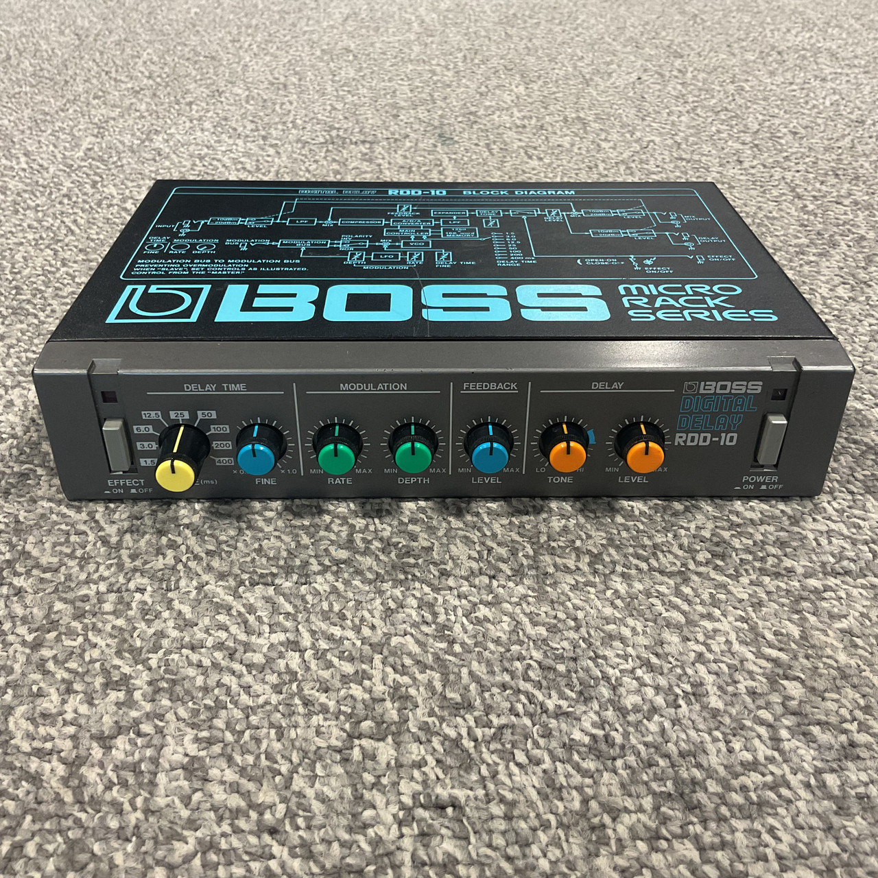 Used BOSS RDD-10 DIGITAL DELAY Rackmount Effect