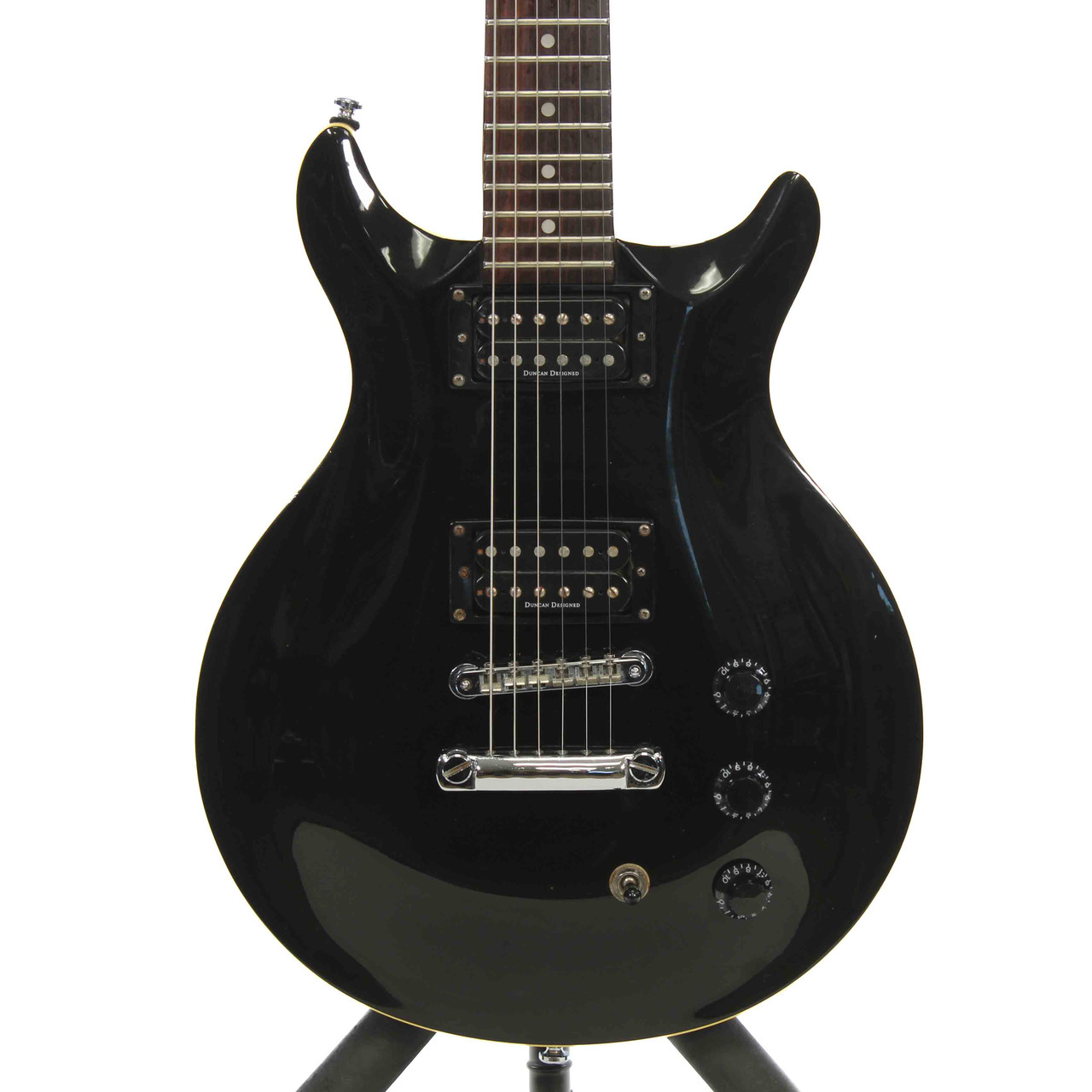 Used Hamer SLAMMER SERIES S Type Electric Guitar Black 6-String