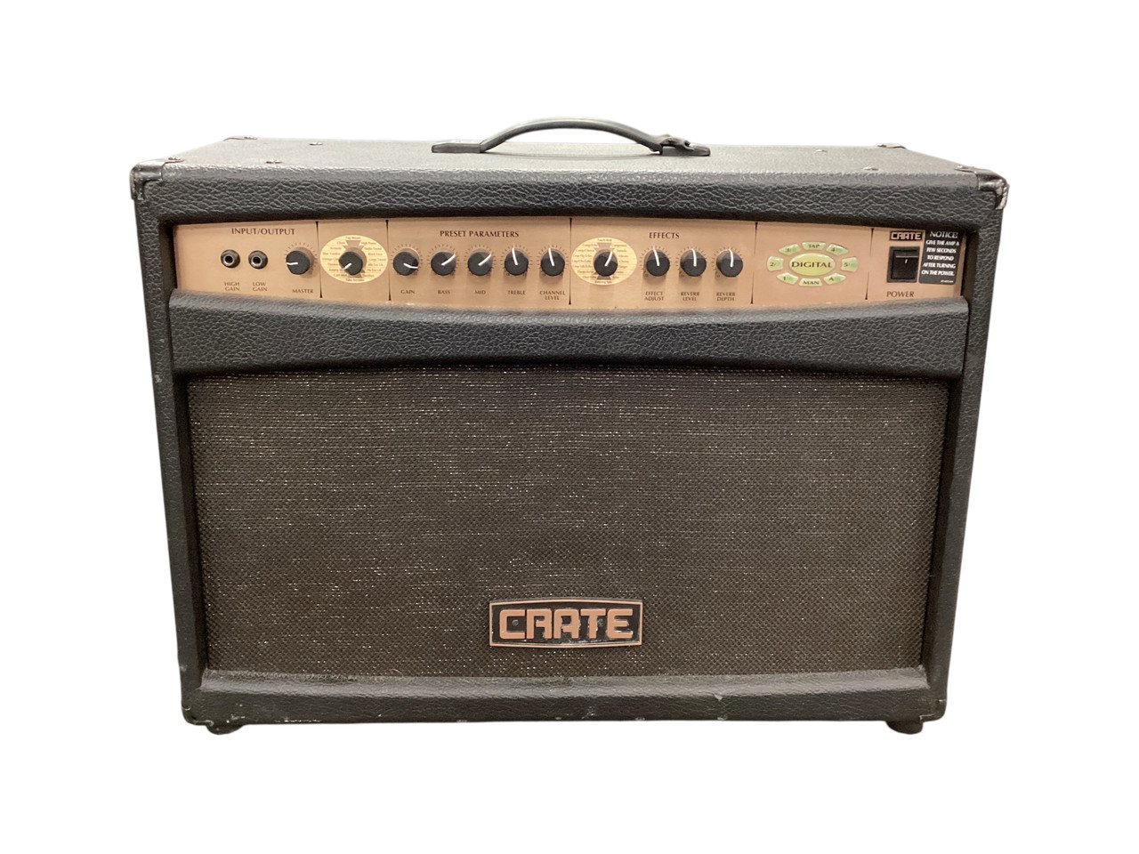 Used Crate DX212 COMBO AS-IS HANDLE 2 x 12 Solid State Amplifier 2