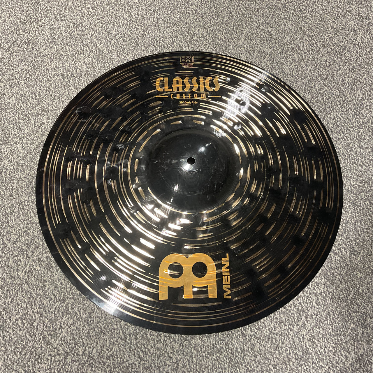 Used MEINL CLASSICS CUSTOM 20 INCH DARK Ride Cymbal