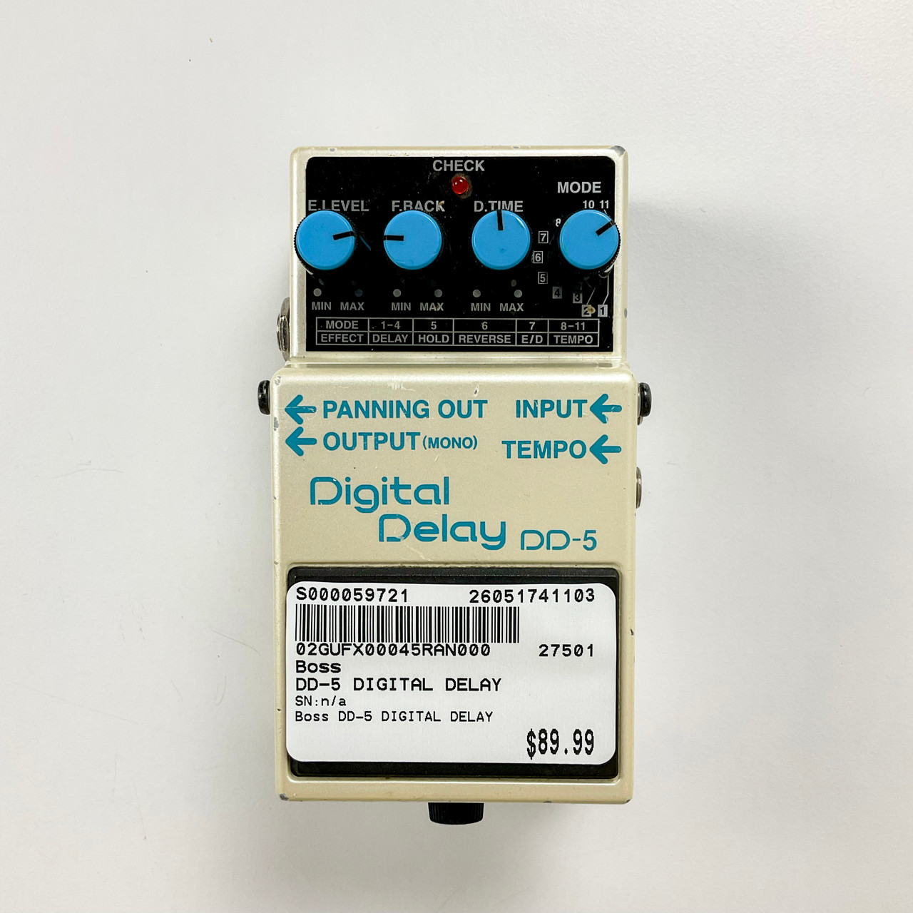 Used Boss DD-5 Digital Delay Pedal
