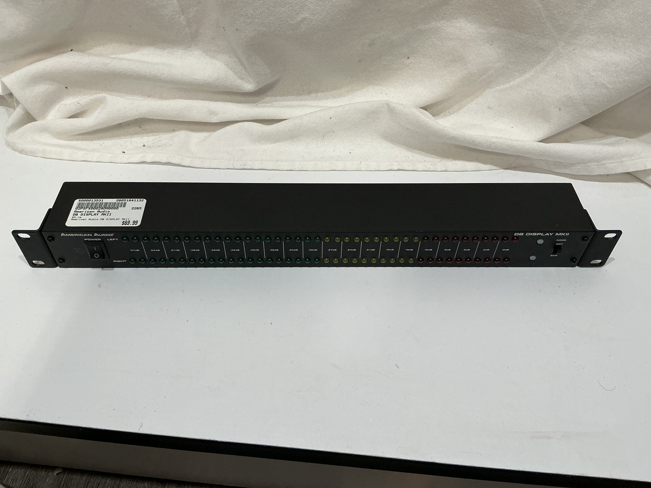 Used American Audio DB DISPLAY MKII Pro Sound Effects Unit