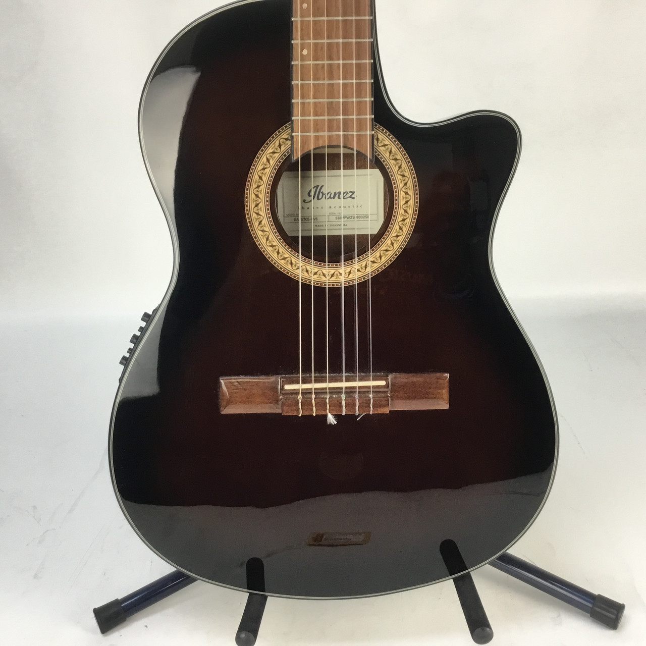 Used Ibanez GA35TCE Laminate Top Acoustic Guitar Tobacco Sunburst