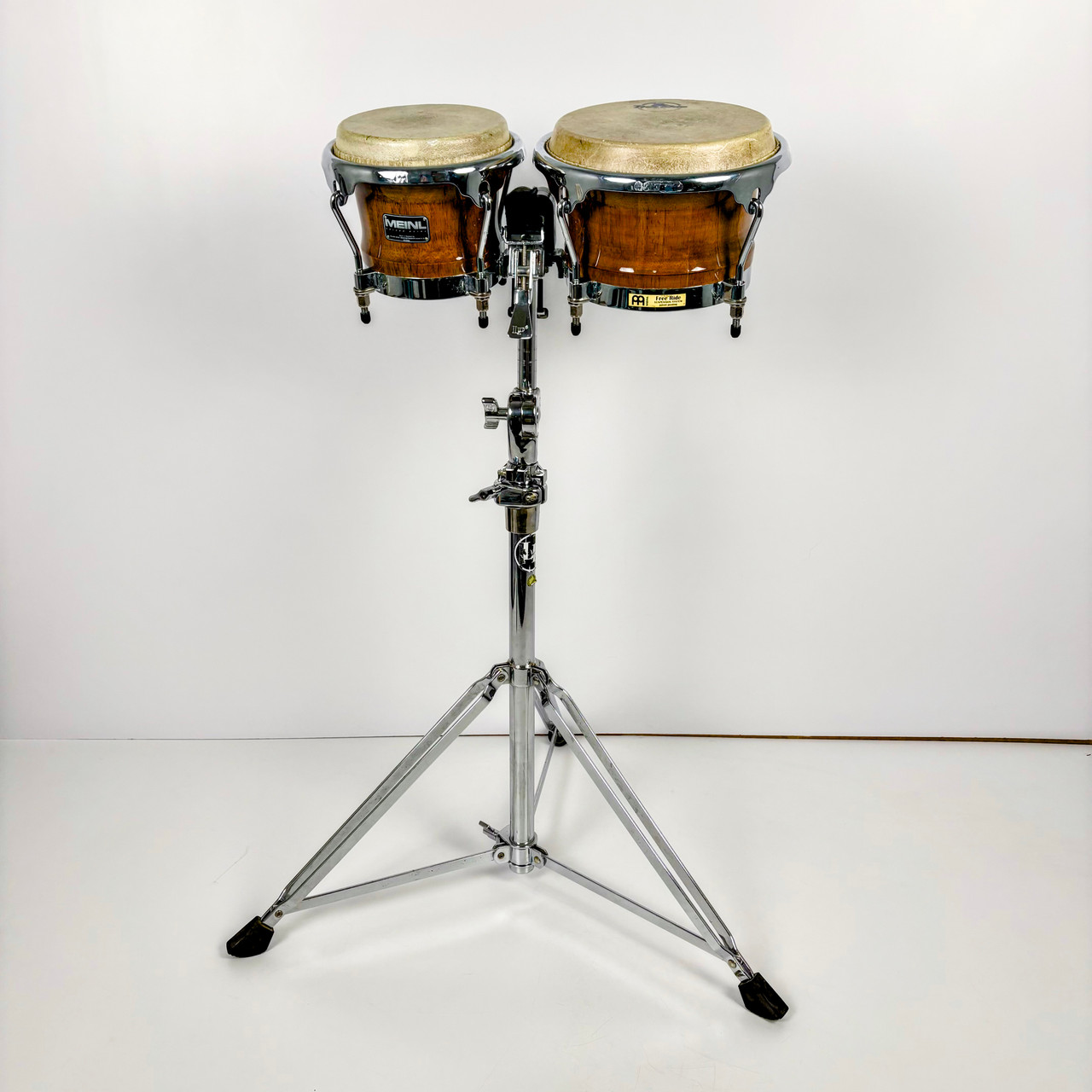 Used Meinl Free Ride Series Bongos with Stand