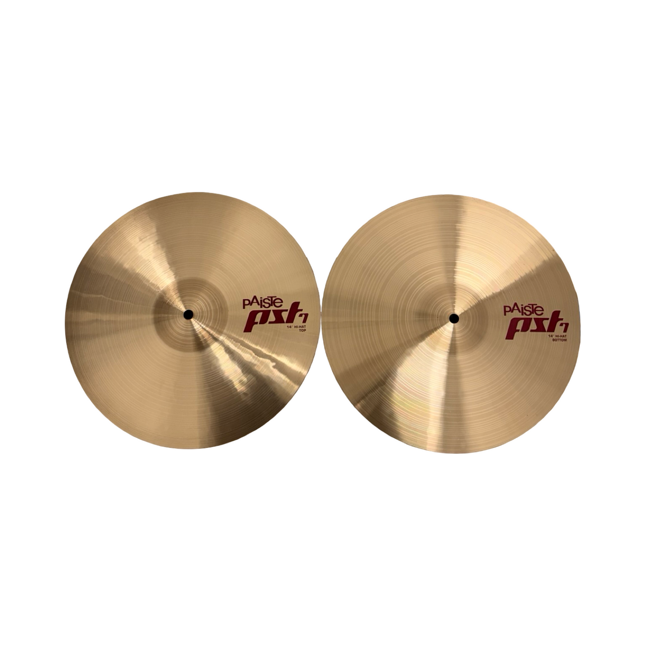 Used Paiste PST 7 HH 14 Hi Hat Cymbals 14