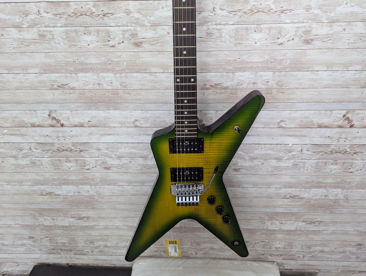 Used Washburn 1999 DIME Vintage Pointy Electric Guitar Green 6-String