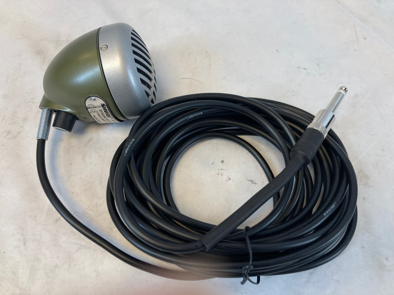 Used Shure 520DX Green Bullet Vintage Microphone