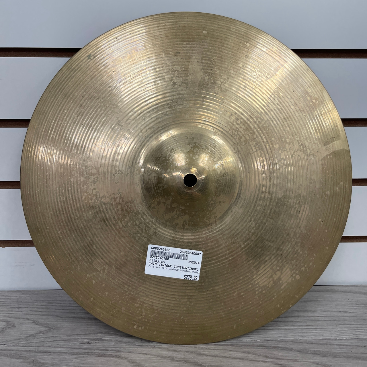 Used Zildjian 14IN VINTAGE CONSTANTINOPLE CIE HI HATS Vintage Hi 