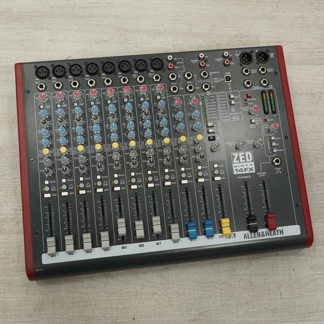 Used Allen & Heath ZED60-14FX Mixing Console