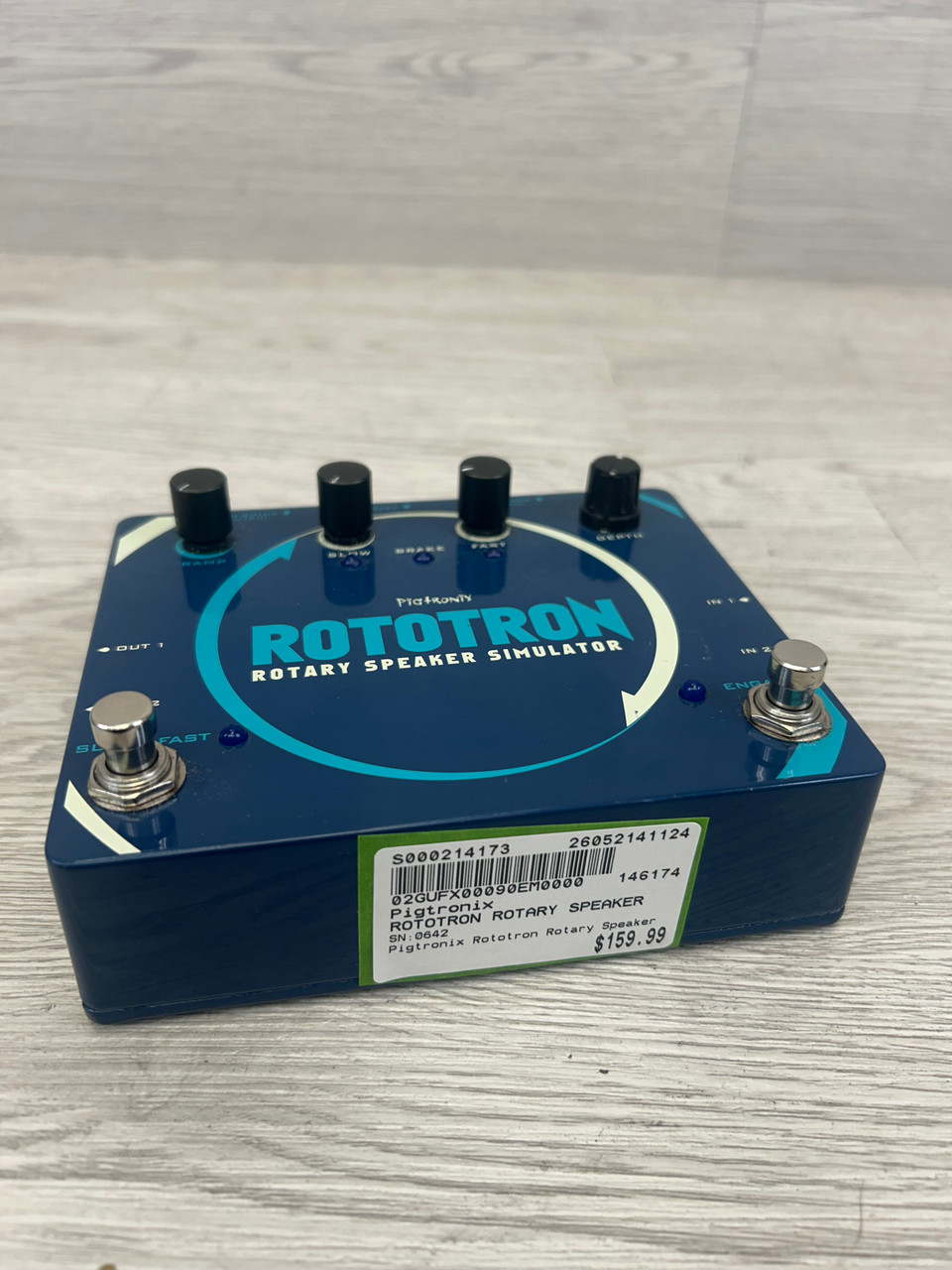 Used Pigtronix Rototron Rotary Speaker Vibrato Pedal