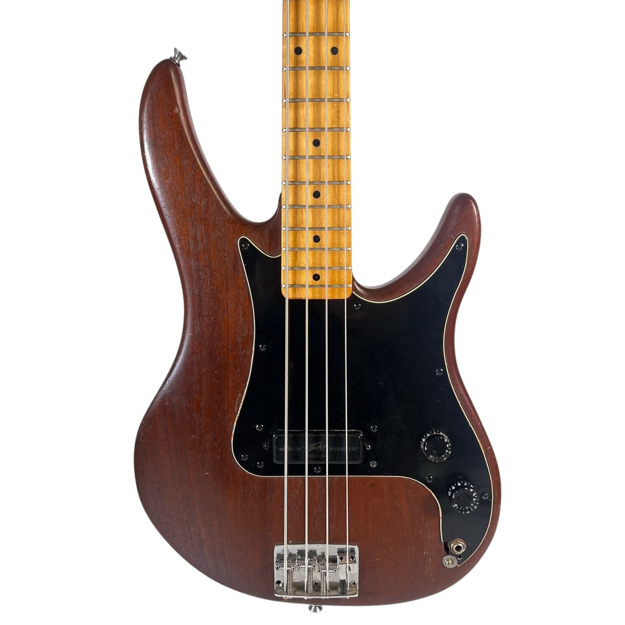 Used Peavey PATRIOT BASS AS-IS P Type Bass Guitar Brown 4-String